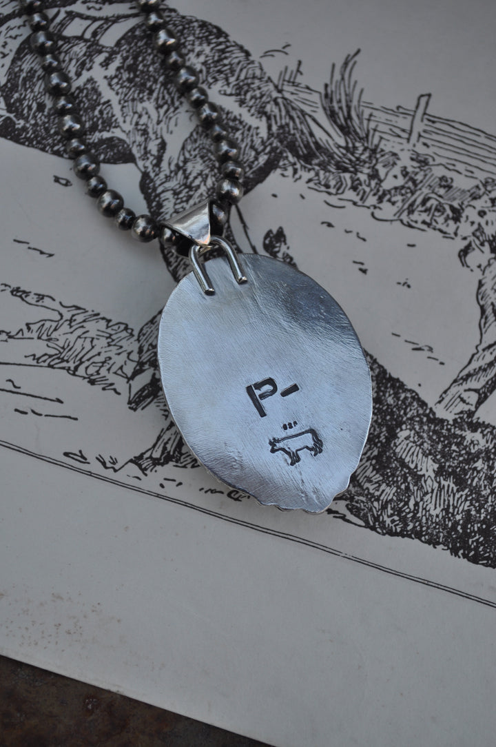 Translation missing: en.Tibetan Turquoise Pendant