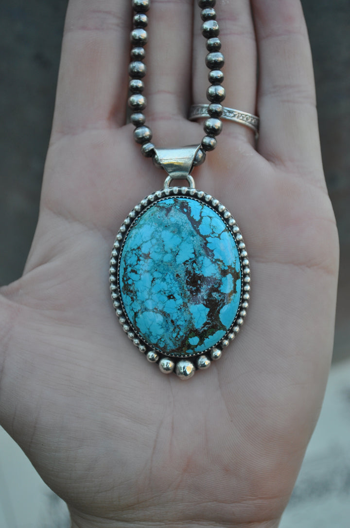 Translation missing: en.Tibetan Turquoise Pendant
