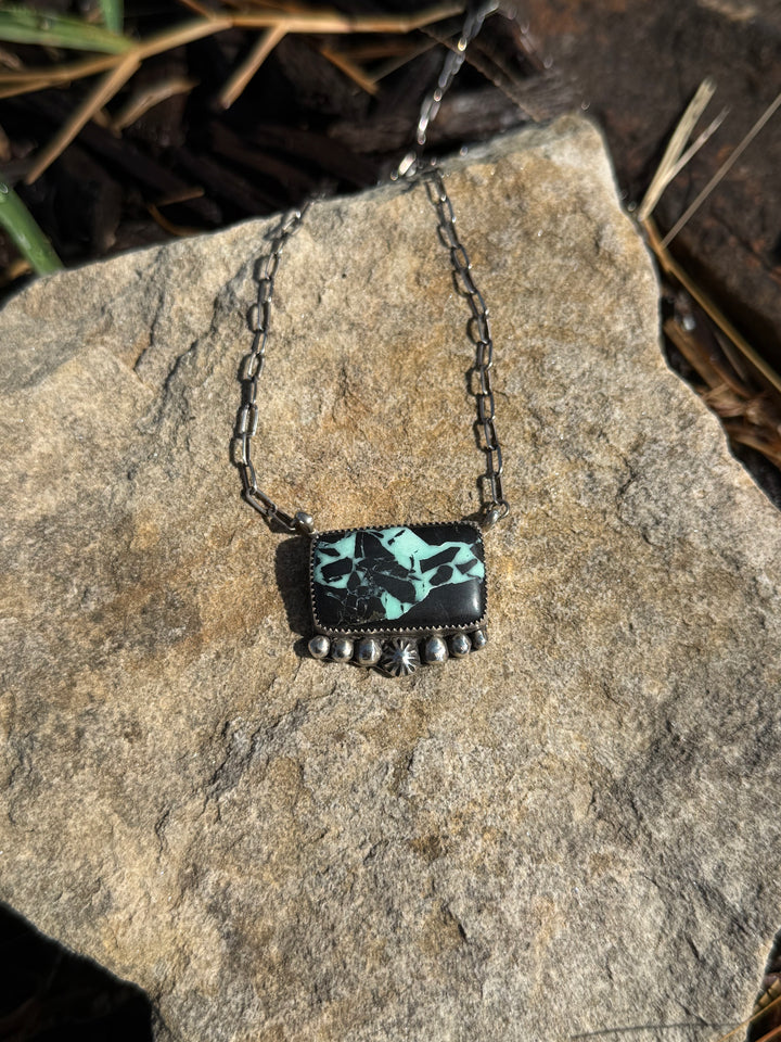Translation missing: en.Black Buffalo Bar Necklace