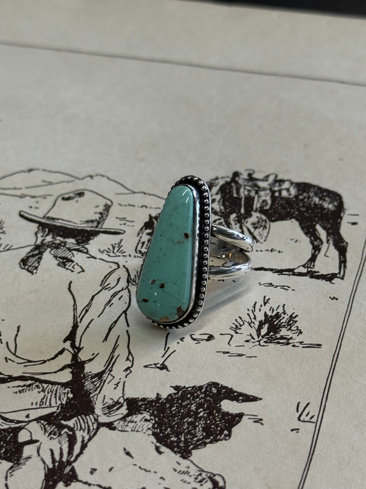 Translation missing: en.Natural Evans Turquoise Ring