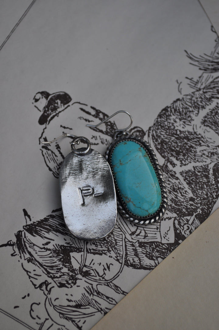 Translation missing: en.Turquoise Earrings